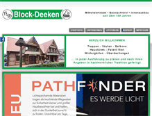 Tablet Screenshot of block-deeken.com